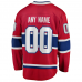 Montreal Canadiens Fanatics Home Breakaway Custom Jersey Red