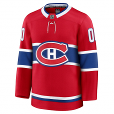Montreal Canadiens Fanatics Home Premium Custom Jersey Red Montreal Canadiens Fanatics Home Premium Custom Jersey Red