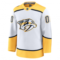 Nashville Predators Fanatics Away Premium Custom Jersey White