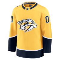 Nashville Predators Fanatics Home Premium Custom Jersey Gold