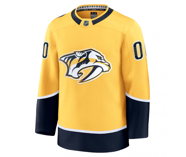 Nashville Predators Fanatics Home Premium Custom Jersey Gold