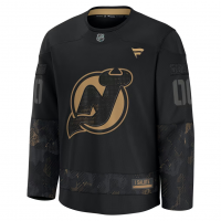 New Jersey Devils Fanatics 2024 Military Appreciation Custom Practice Jersey Black