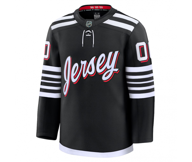 New Jersey Devils Fanatics Alternate Premium Custom Jersey Black