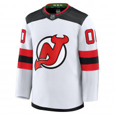 New Jersey Devils Fanatics Away Premium Custom Jersey White New Jersey Devils Fanatics Away Premium Custom Jersey White