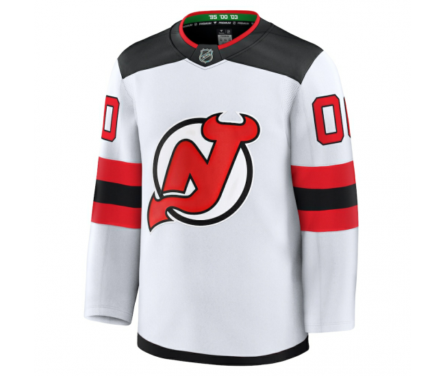 New Jersey Devils Fanatics Away Premium Custom Jersey White