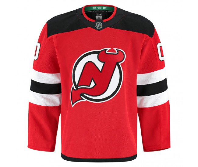 New Jersey Devils Fanatics Home Authentic Pro Custom Jersey Red