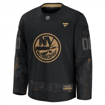 New York Islanders Fanatics 2024 Military Appreciation Custom Practice Jersey Black