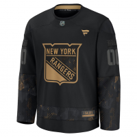 New York Rangers Fanatics 2024 Military Appreciation Custom Practice Jersey Black