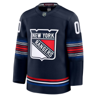 New York Rangers Fanatics Alternate Premium Custom Jersey Navy