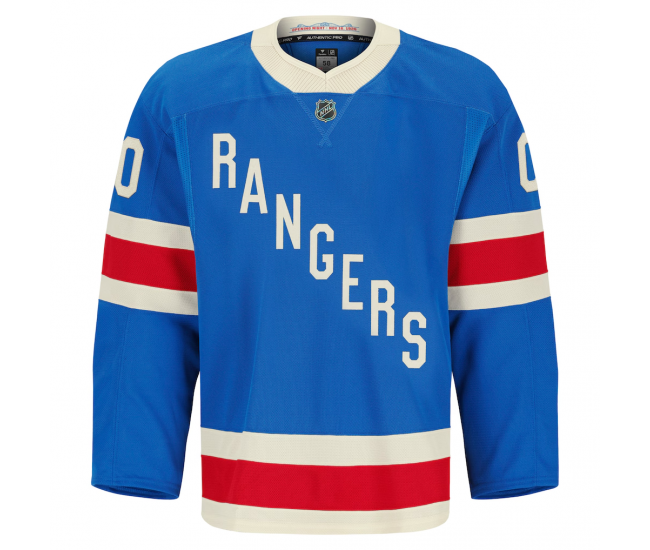 New York Rangers Fanatics Centennial Authentic Pro Custom Jersey Blue