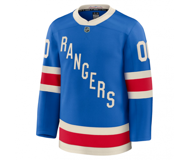 New York Rangers Fanatics Centennial Premium Custom Jersey Blue