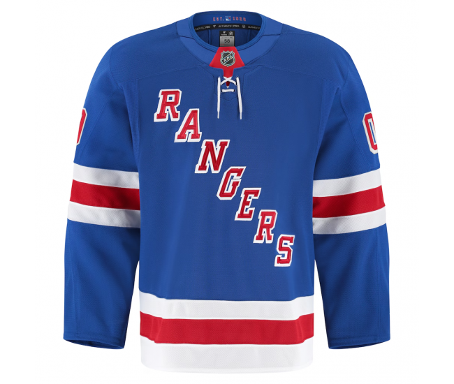 New York Rangers Fanatics Home Authentic Pro Custom Jersey Royal