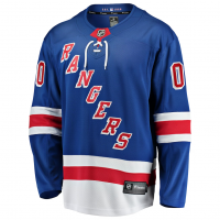 New York Rangers Fanatics Home Breakaway Custom Jersey Blue