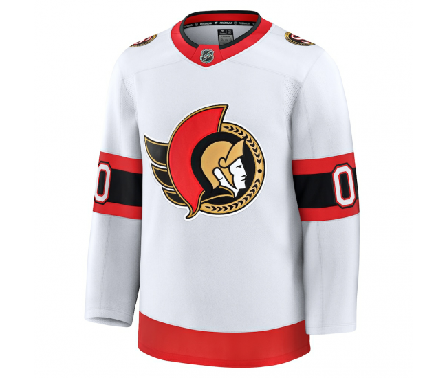 Ottawa Senators Fanatics Away Premium Custom Jersey White