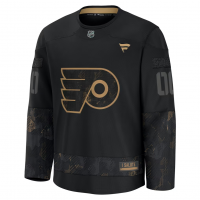 Philadelphia Flyers Fanatics 2024 Military Appreciation Custom Practice Jersey Black