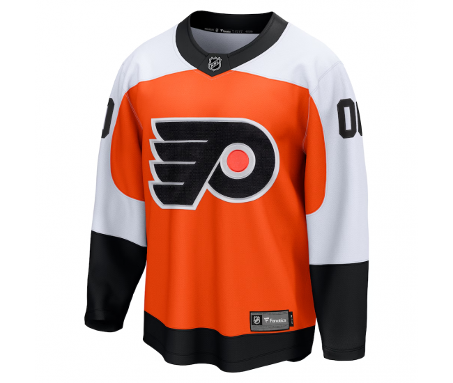 Philadelphia Flyers Fanatics Home Breakaway Custom Jersey Orange