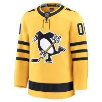 Pittsburgh Penguins Fanatics Alternate Premium Custom Jersey Gold