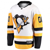 Pittsburgh Penguins Fanatics Away Breakaway Custom Jersey White