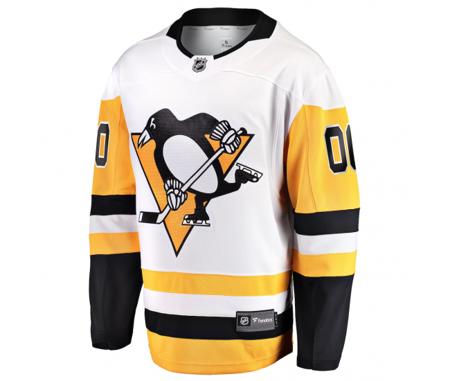 Pittsburgh Penguins Fanatics Away Breakaway Custom Jersey White