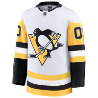Pittsburgh Penguins Fanatics Away Premium Custom Jersey White