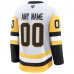 Pittsburgh Penguins Fanatics Away Premium Custom Jersey White