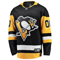 Pittsburgh Penguins Fanatics Home Breakaway Custom Jersey Black