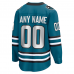 San Jose Sharks Fanatics Home Breakaway Custom Jersey Teal