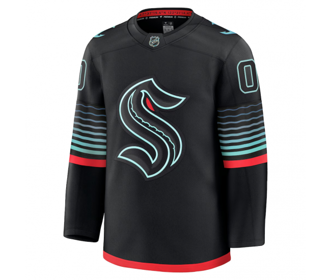 Seattle Kraken Fanatics Alternate Premium Custom Jersey Black