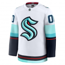 Seattle Kraken Fanatics Away Premium Custom Jersey White Seattle Kraken Fanatics Away Premium Custom Jersey White