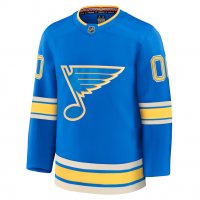 St. Louis Blues Fanatics Alternate Premium Custom Jersey Blue