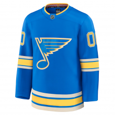 St. Louis Blues Fanatics Alternate Premium Custom Jersey Blue St. Louis Blues Fanatics Alternate Premium Custom Jersey Blue
