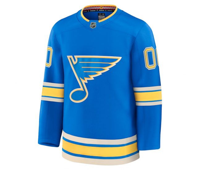 St. Louis Blues Fanatics Alternate Premium Custom Jersey Blue