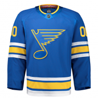 St. Louis Blues Fanatics Home Authentic Pro Custom Jersey Blue