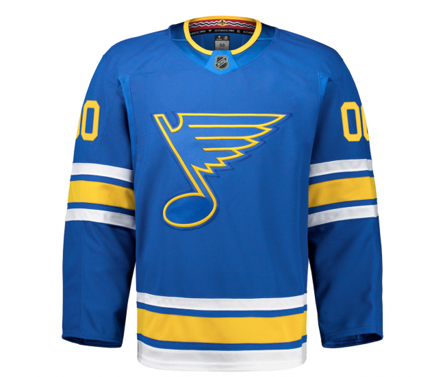 St. Louis Blues Fanatics Home Authentic Pro Custom Jersey Blue