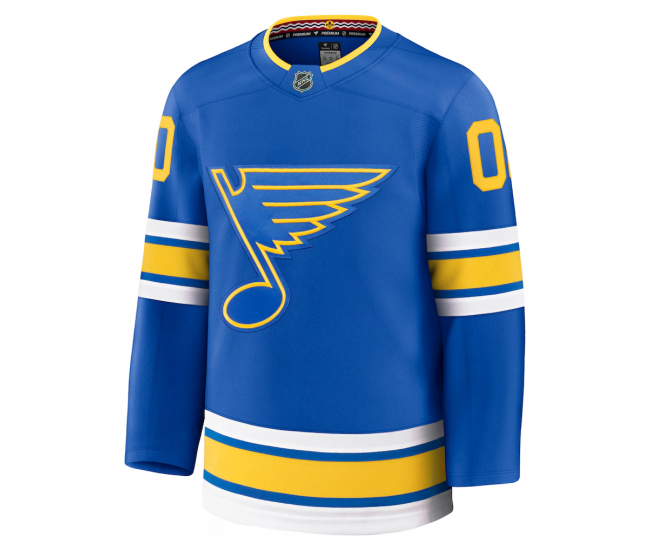 St. Louis Blues Fanatics Home Premium Custom Jersey Blue