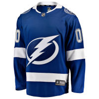 Tampa Bay Lightning Fanatics Home Breakaway Custom Jersey Blue