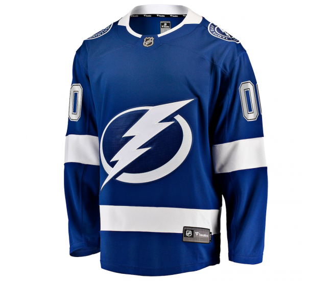 Tampa Bay Lightning Fanatics Home Breakaway Custom Jersey Blue