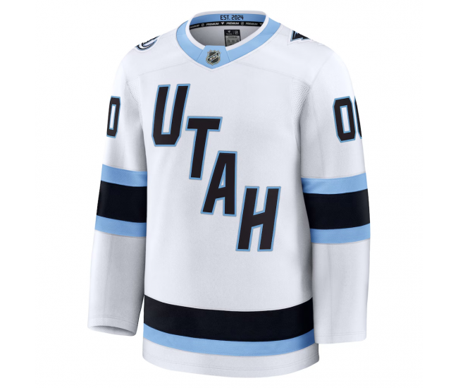 Utah Mammoth Fanatics Away Premium Custom Jersey White