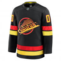 Vancouver Canucks Fanatics Alternate Premium Custom Jersey Black