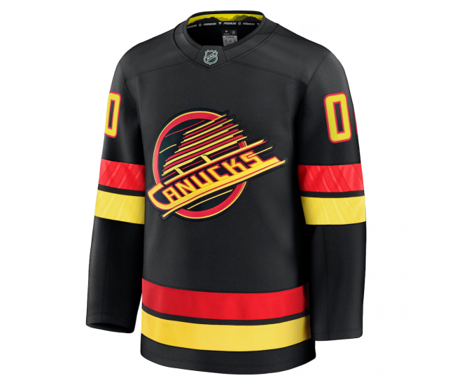 Vancouver Canucks Fanatics Alternate Premium Custom Jersey Black