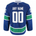 Vancouver Canucks Fanatics Home Authentic Pro Custom Jersey Blue