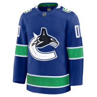 Vancouver Canucks Fanatics Home Premium Custom Jersey Blue