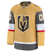 Vegas Golden Knights Fanatics Home Premium Custom Jersey Gold