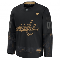 Washington Capitals Fanatics 2024 Military Appreciation Custom Practice Jersey Black