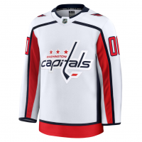 Washington Capitals Fanatics Away Premium Custom Jersey White