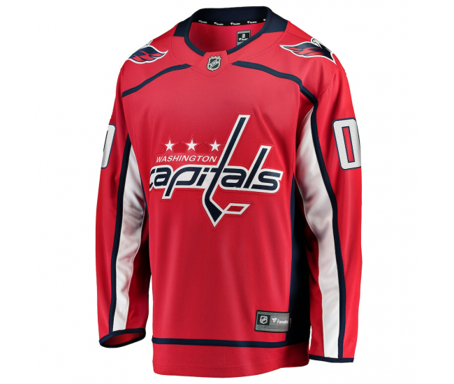 Washington Capitals Fanatics Home Breakaway Custom Jersey Red