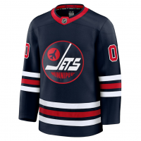 Winnipeg Jets Fanatics Alternate Premium Custom Jersey Navy