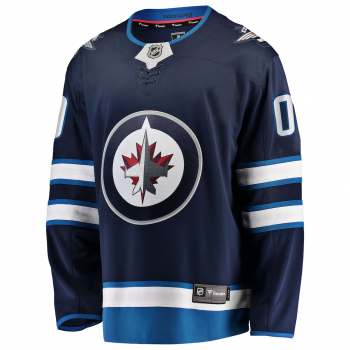 Winnipeg Jets Fanatics Home Breakaway Custom Jersey Blue