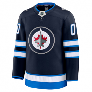 Winnipeg Jets Fanatics Home Premium Custom Jersey Navy